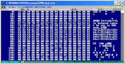 헥사 편집기 예시